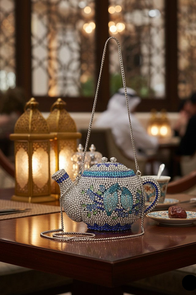 Clutch Cristal Bule Kettle