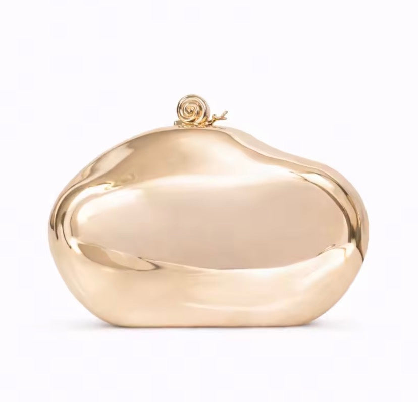Clutch Metálica Minaudière