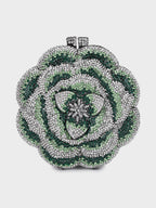Clutch Cristal Flor Peônia
