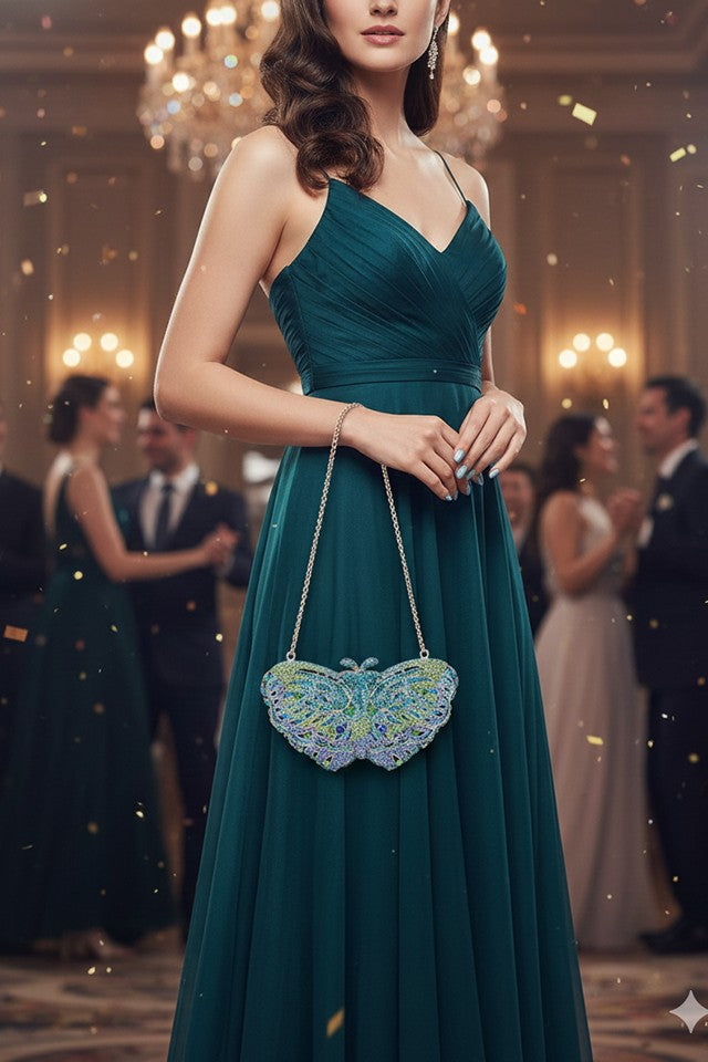 Clutch Cristal Butterfly