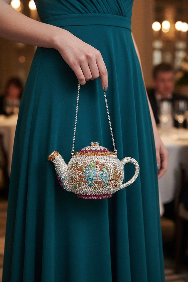 Clutch Cristal Bule Kettle