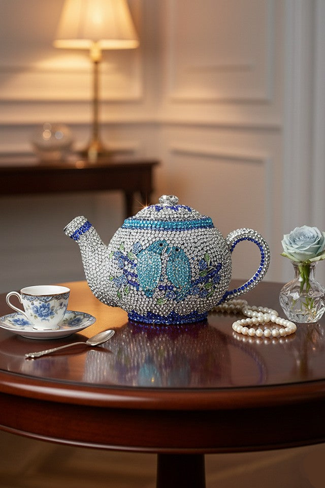 Clutch Cristal Bule Kettle