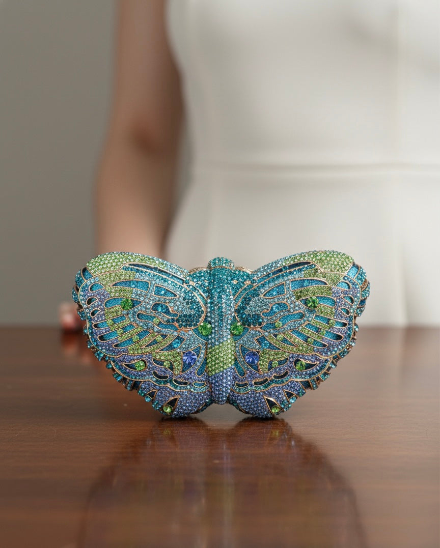Clutch Cristal Butterfly