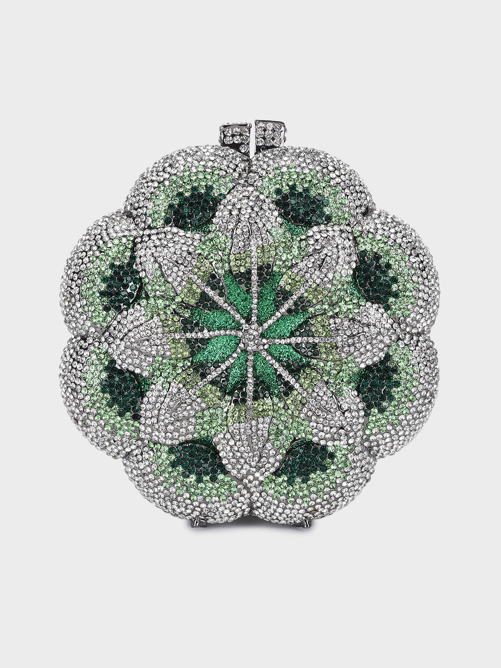 Clutch Cristal Flor Peônia