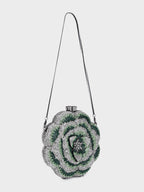 Clutch Cristal Flor Peônia