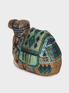 Clutch Cristal Camel