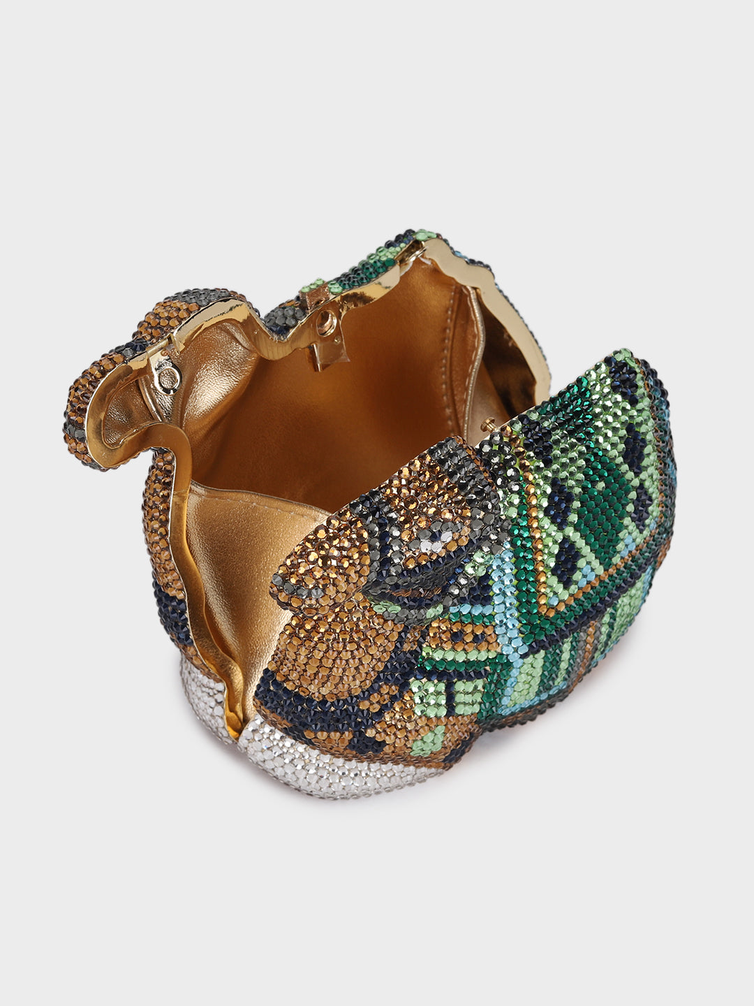 Clutch Cristal Camel