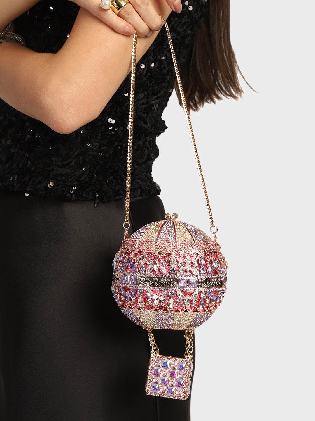 Clutch Cristal Balão Golfier