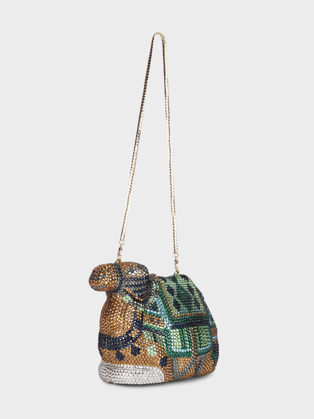 Clutch Cristal Camel