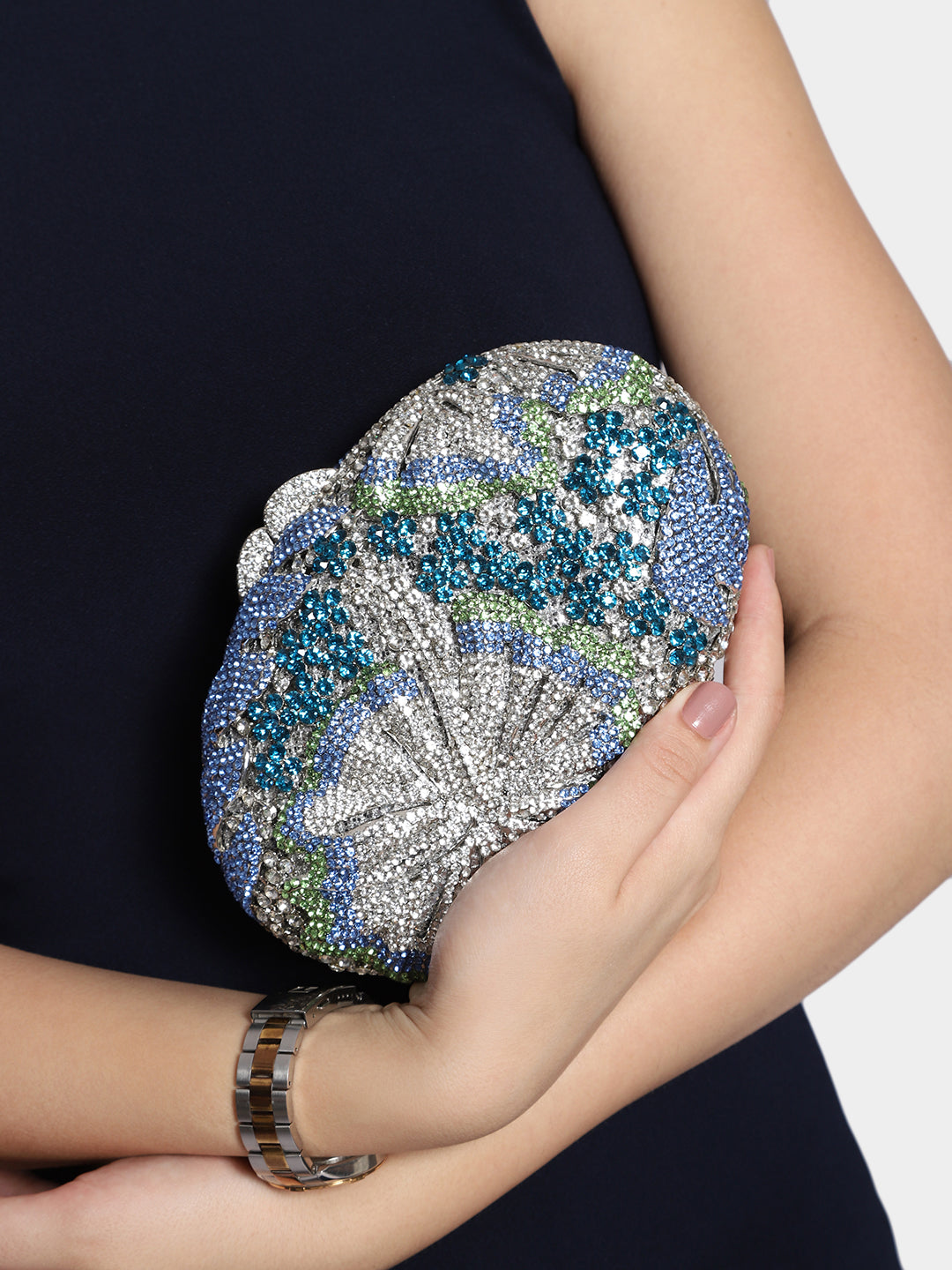 Clutch Cristal Spahire
