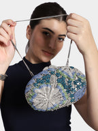 Clutch Cristal Spahire