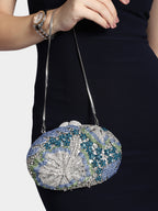 Clutch Cristal Spahire