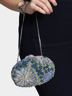 Clutch Cristal Spahire