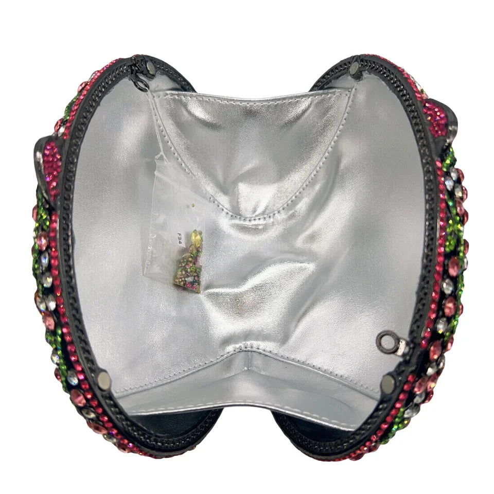 Clutch Cristal Floral Arística