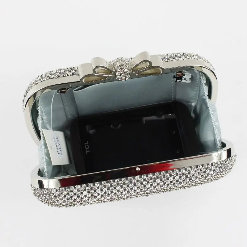 Bolsa de Mão Charm Moon G65 para Mulheres, Clutch de Noite com Diamantes Embutidos, Bolsa de Telefone Móvel Faion, Novo Est...