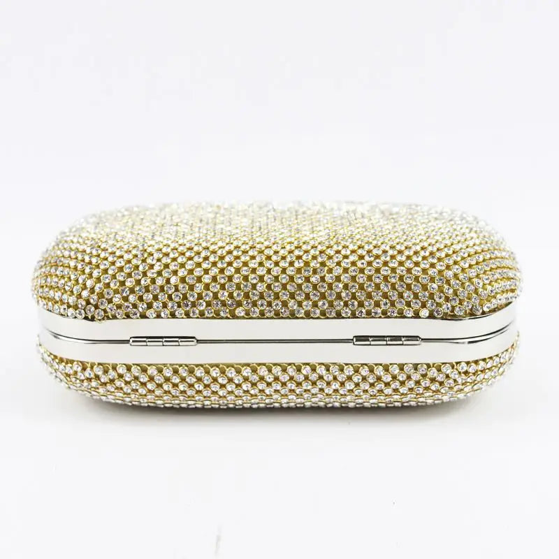 Bolsa de Mão Charm Moon G65 para Mulheres, Clutch de Noite com Diamantes Embutidos, Bolsa de Telefone Móvel Faion, Novo Est...