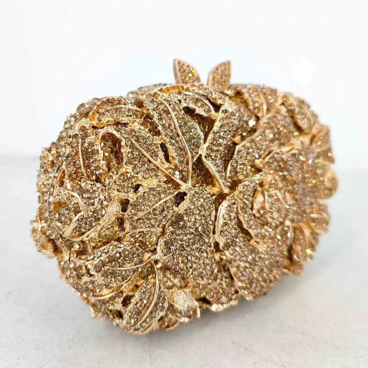 Clutch Cristal Floral Jade