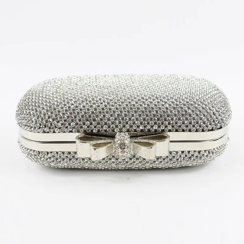 Bolsa de Mão Charm Moon G65 para Mulheres, Clutch de Noite com Diamantes Embutidos, Bolsa de Telefone Móvel Faion, Novo Est...