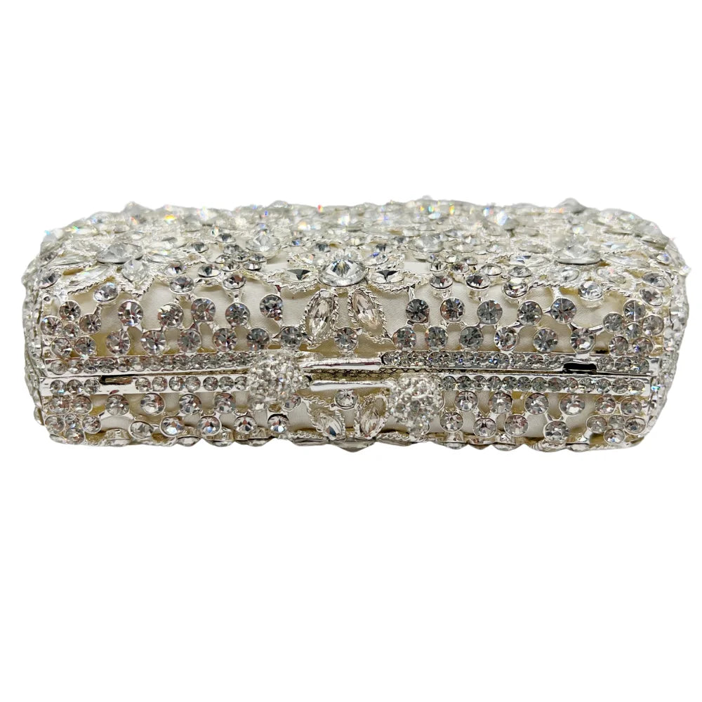 Bolsa de diamante de luxo de alta qualidade, festa de casamento de diamante, bolsa, bolsa de noite, embreagem de cristal