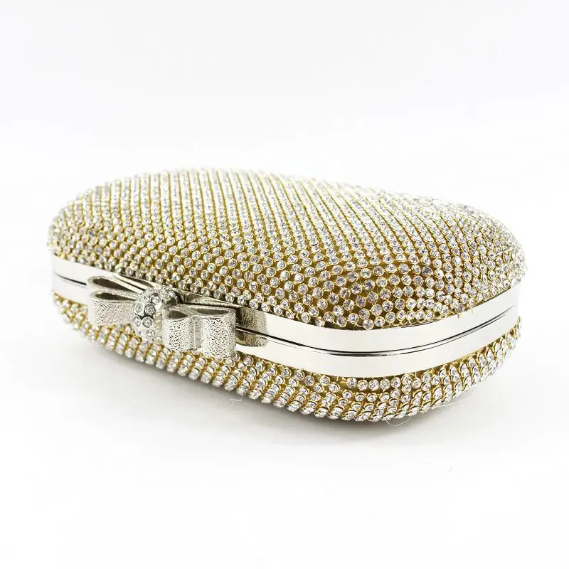 Bolsa de Mão Charm Moon G65 para Mulheres, Clutch de Noite com Diamantes Embutidos, Bolsa de Telefone Móvel Faion, Novo Est...