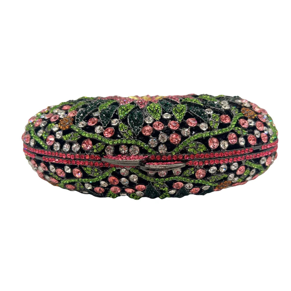 Clutch Cristal Floral Arística