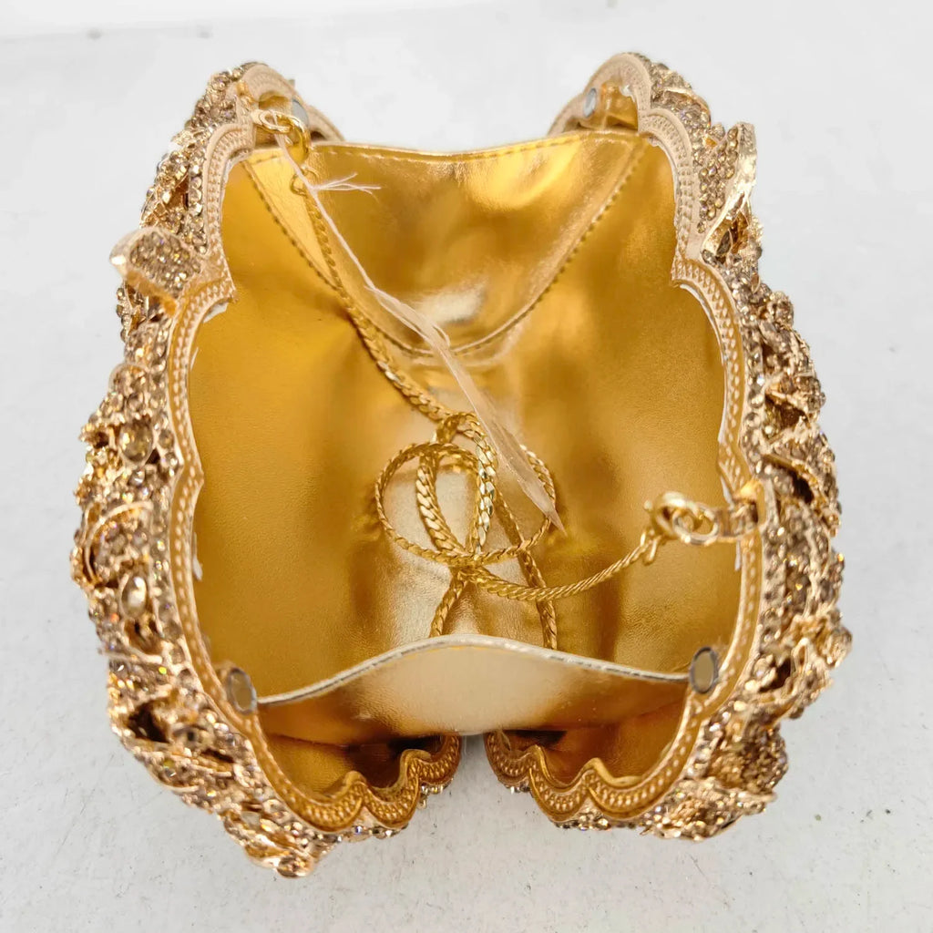 Clutch Cristal Floral Jade