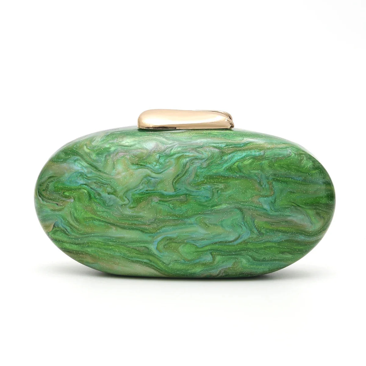 Sc marca de luxo elegante acrílico ímã fechamento embreagem bolsa em forma oval se encaixa celular design chique noiva bolsa casamento festa