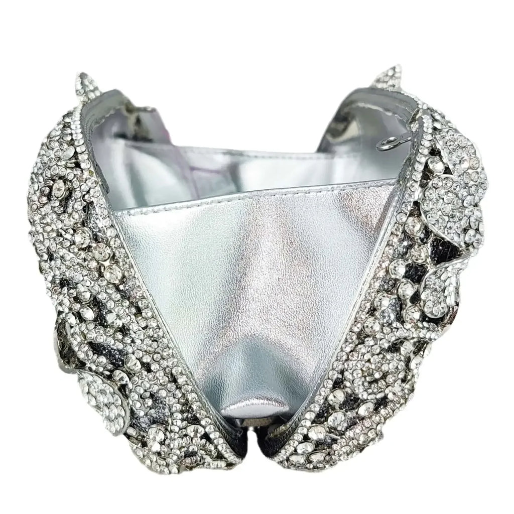 Boutique de fgg champanhe feminino flor bolsa de noite saco nupcial casamento strass bolsas festa jantar formal saco embreagem