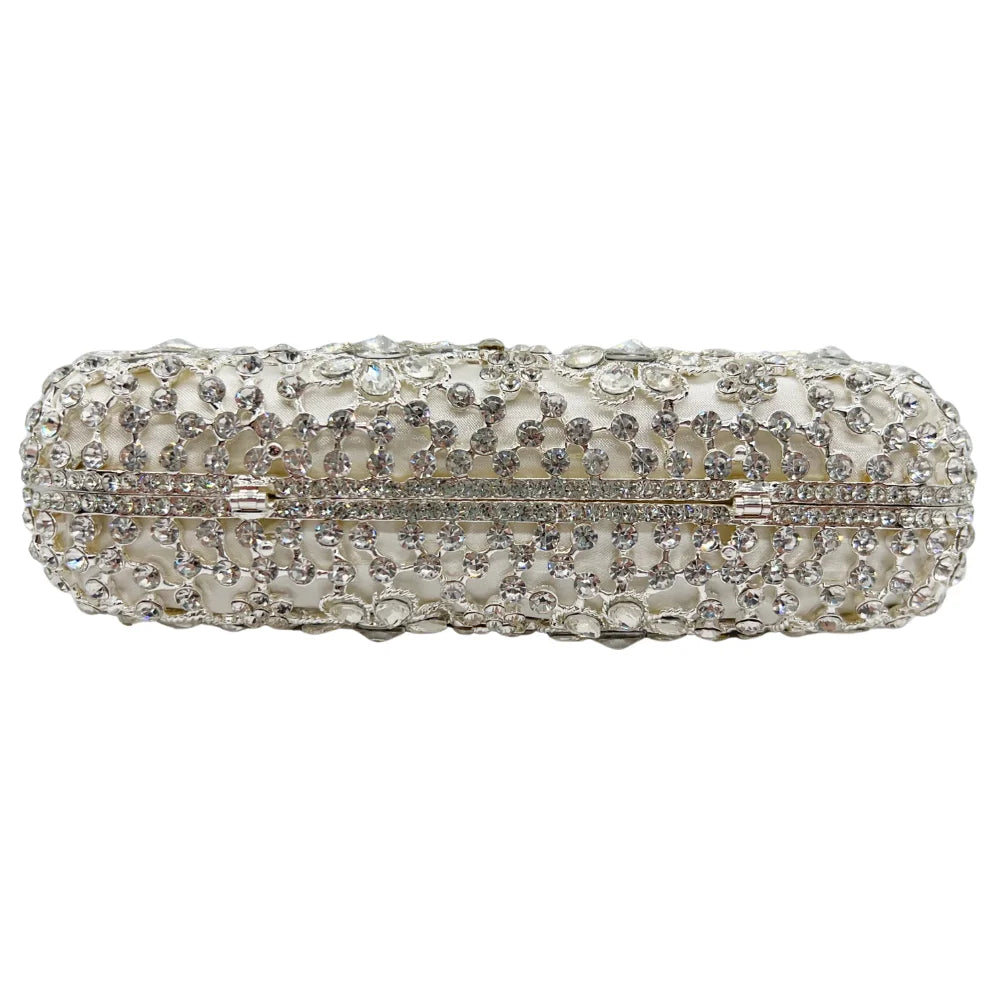 Bolsa de diamante de luxo de alta qualidade, festa de casamento de diamante, bolsa, bolsa de noite, embreagem de cristal