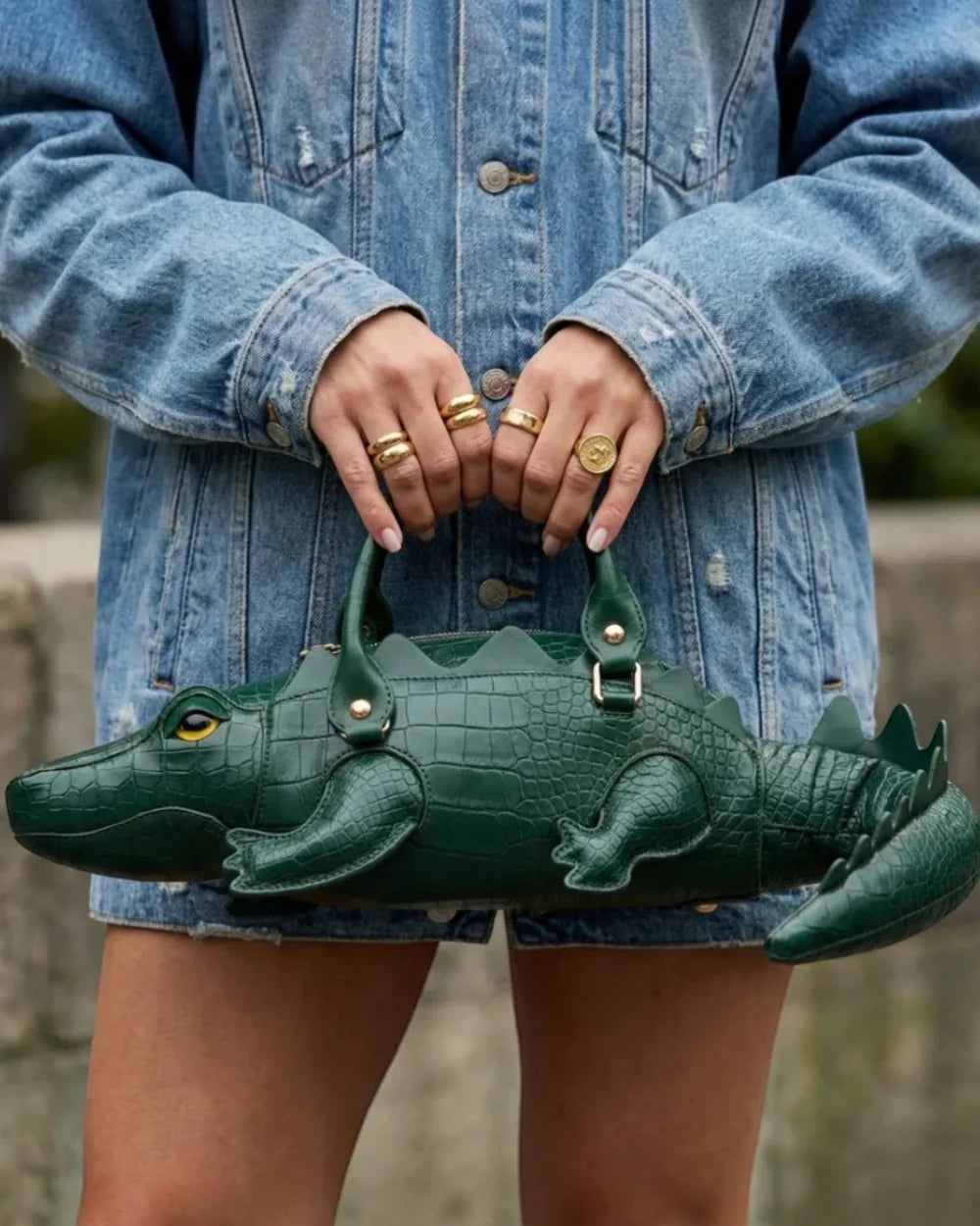 Bolsa Croco Élane
